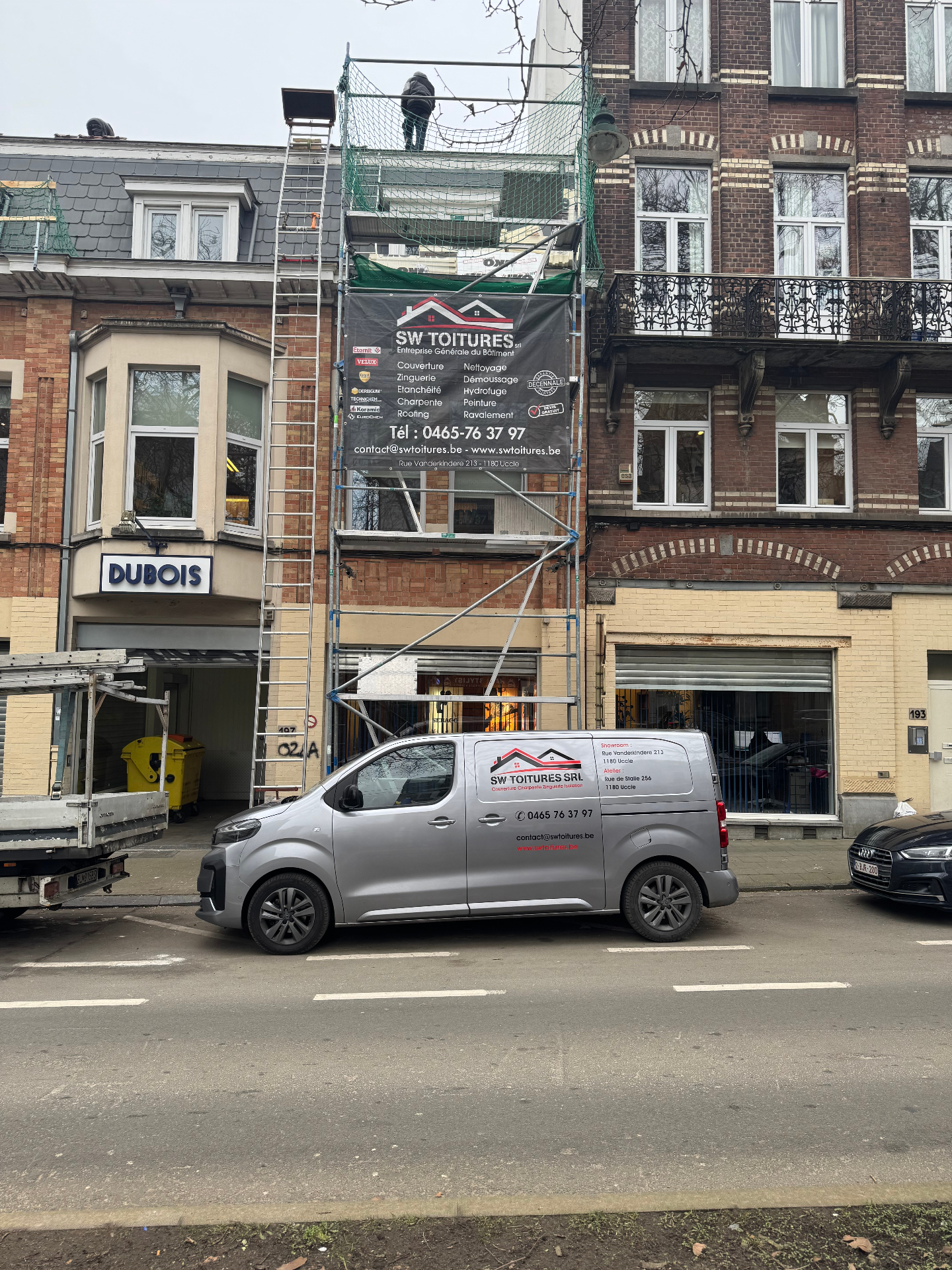 Rénovation de toiture à Uccle
